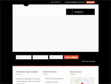Tablet Screenshot of gloria-suites.com